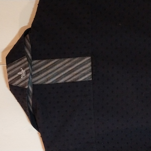 English Laundry Black embroidered button up Shirt Men's size Medium - Picture 9 of 10